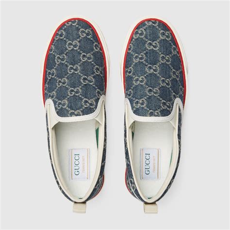 gucci tennis shoes women|gucci tennis 1977 slip on.